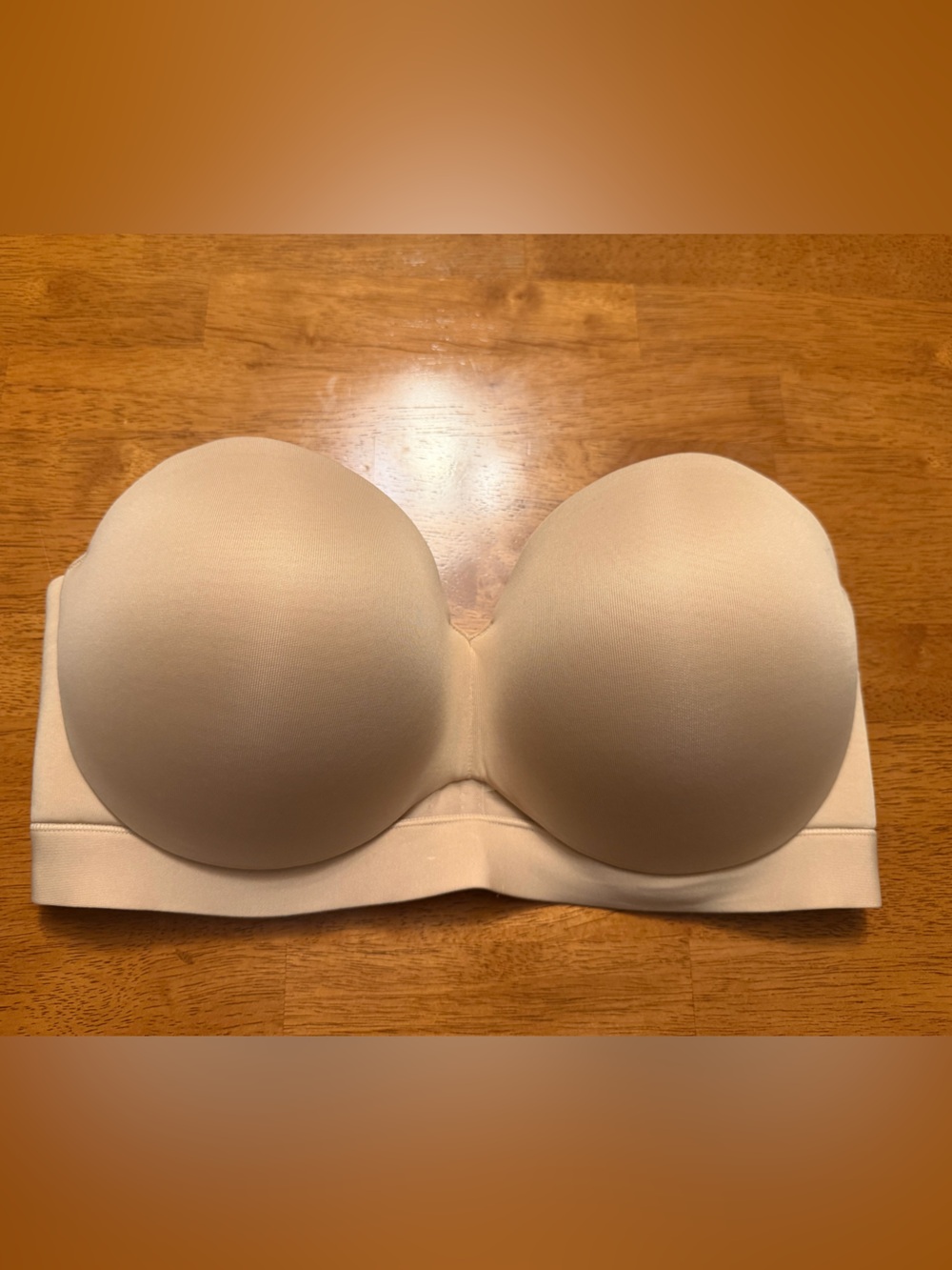 Cacique Beige Strapless Bra